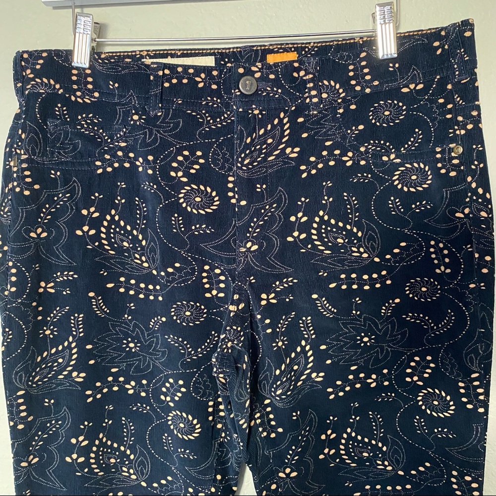 NWT Pilcro and the Letterpress Serif Corduroy Anthropology Pants